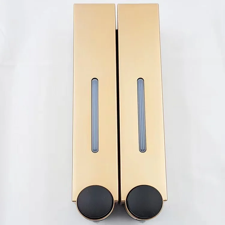 Soap Dispenser Hotel Kitchen Bathroom Manual Wall-mounted Soap Dispenser Shower Gel Shampoo Press Liquid Soap And accessories: Orange