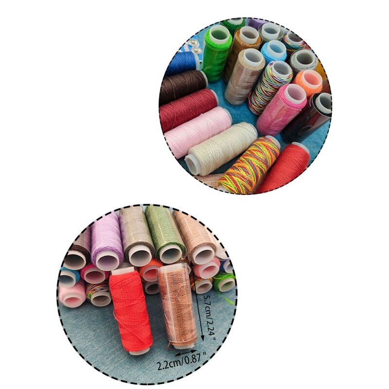 10/16/24 Colors All-Purpose Polyester Thread Sewing Thread Sewing Accessories Universal Connecting Thread Each 55 Yards