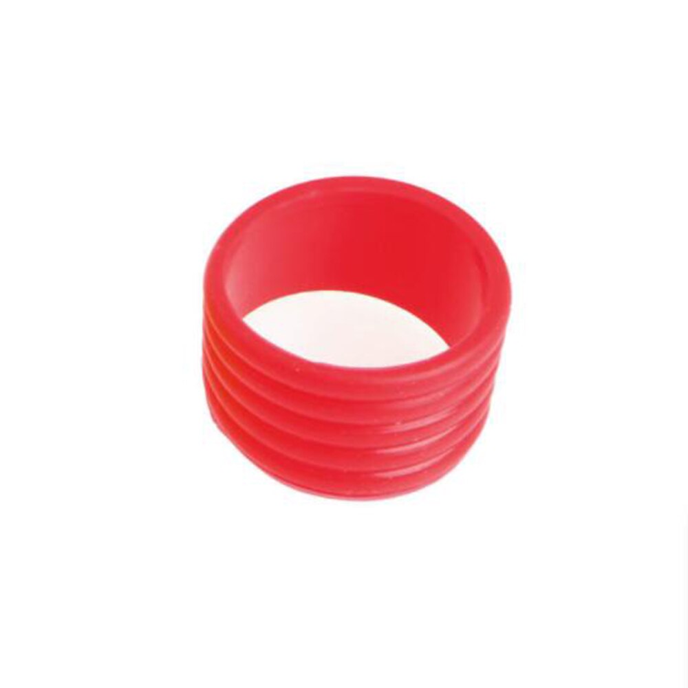 2 Stuks Rubber Tennisracket Grip Afdichtring Vaste Stretchy Tennis Racket Handvat Rubber Ring Band Tennis Accessoires: red