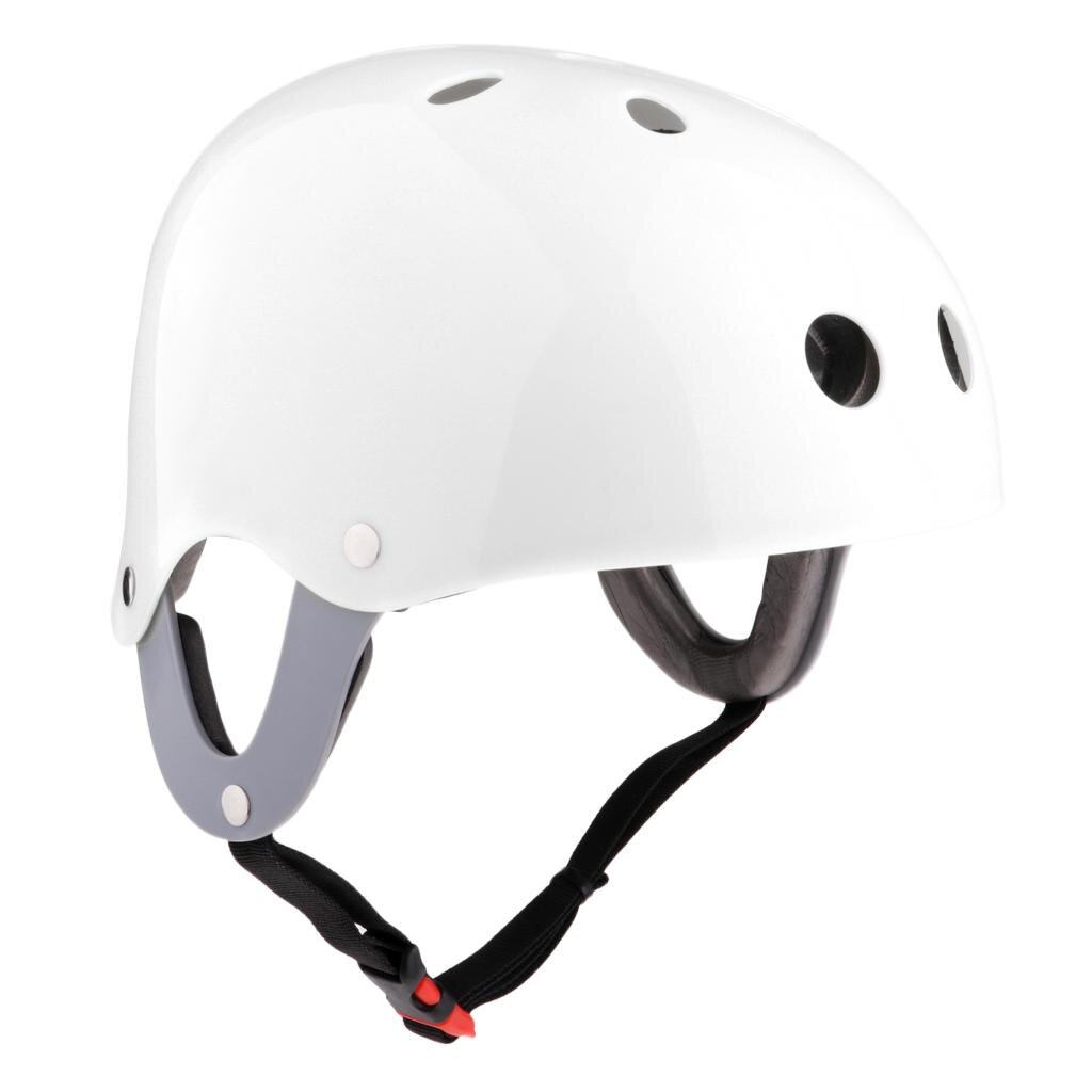 Casco di sicurezza per sport acquatici Halo, prese d&#39;aria comode per wake board Kayak canoa barca alla deriva surf sci salvataggio Skateboard: White as described