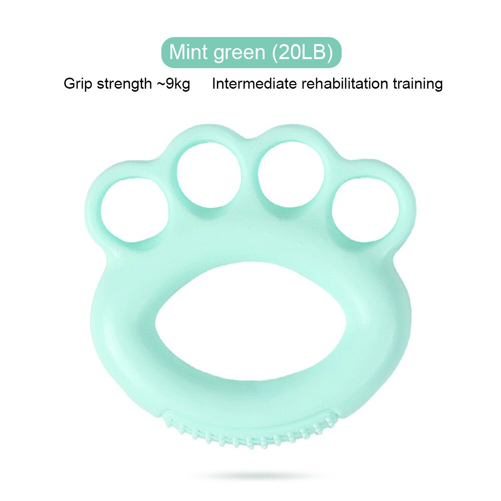 Finger Hand Joints Massager Rehabilitation Physiotherapy Handle Relax Finger Massager Blood Circulation Massager Trainer Tool: Mint Green