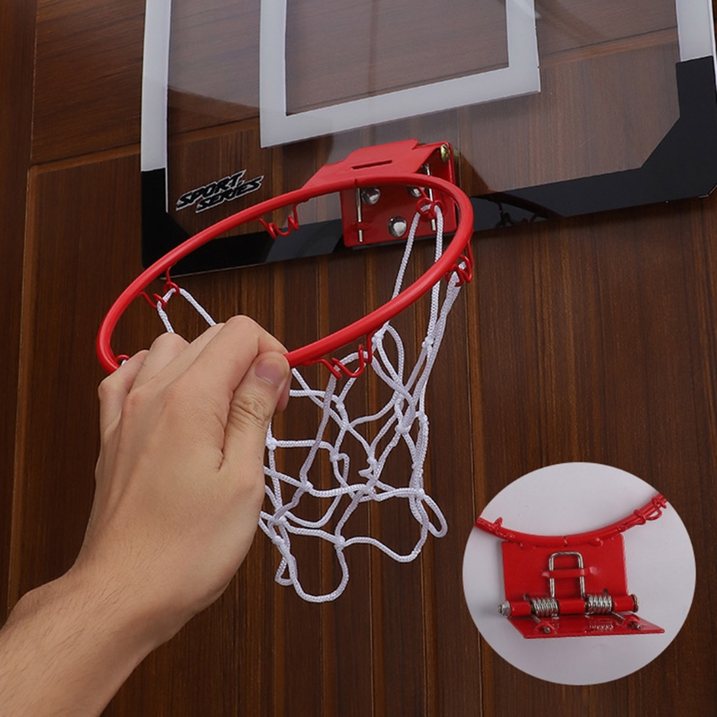 N0HA Basketball Hoop Indoor, Wall Mounted Basketball Hoop Set, Basketball Set Over Door Balls Mini Basketball Hoop for Kids