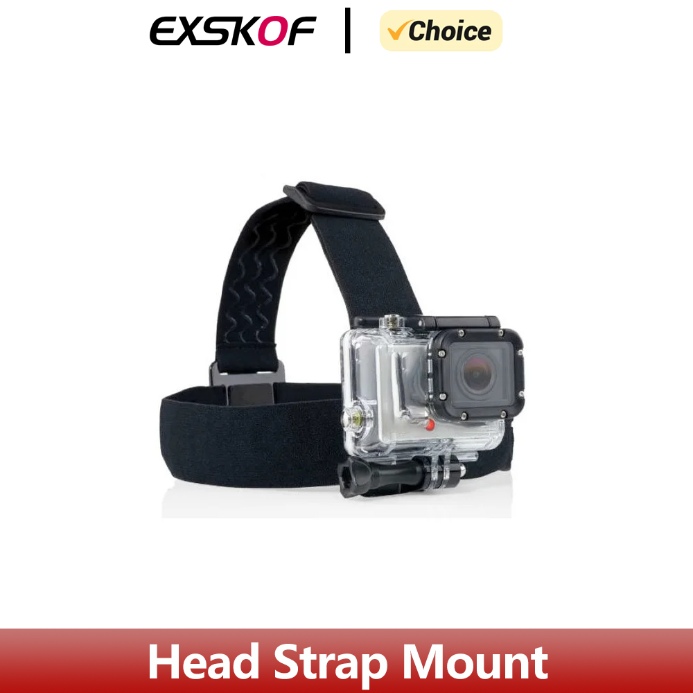 Head Strap Mount Headband Belt For GoPro Hero 12 11 10 9 8 7 6 5 4 SJCAM AKASO Insta360 X2 X3 DJI Osmo Action Camera Accessories