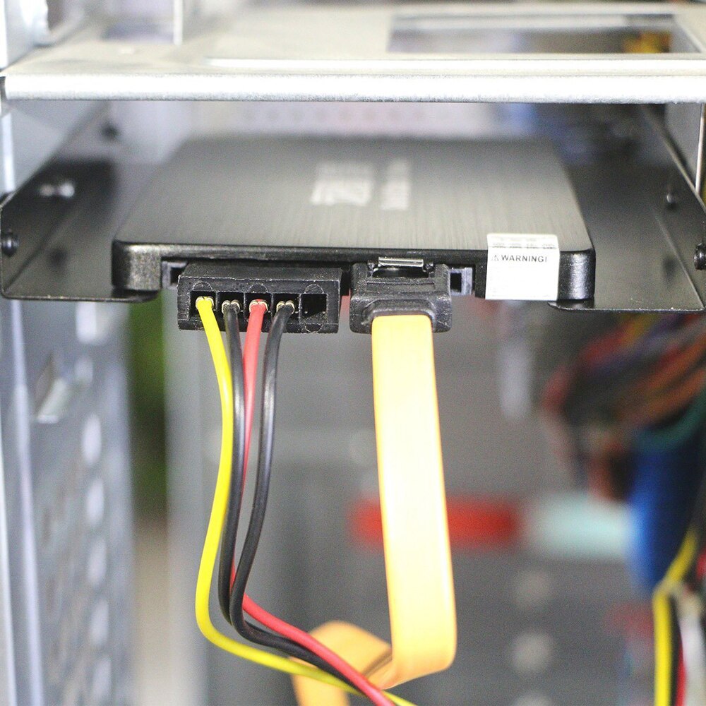 2 st 2.5" till 3.5" SSD HDD Metalladapter - Monteringsfäste för PC