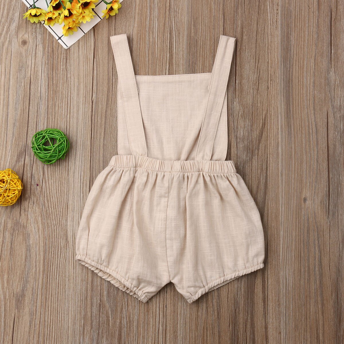 Newborn Infant Baby Boys Overalls Clothes Children Sleeveless Cotton Playsuit Romper Outfits Bib Pants Kids Clothing Summer: 18M