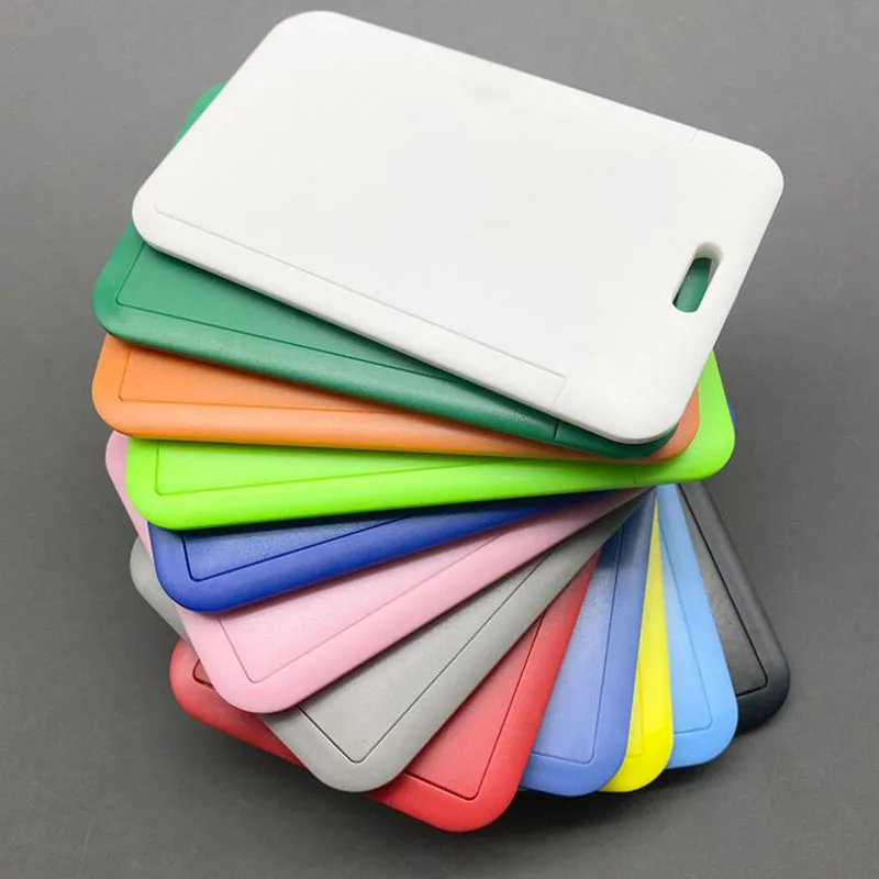 Gorący bubel kobiety mężczyźni etui na dowód osobisty portfel moda Student Bus ID Business Slide Card osłona z uchwytem etui na torebkę: 1pcs colour random
