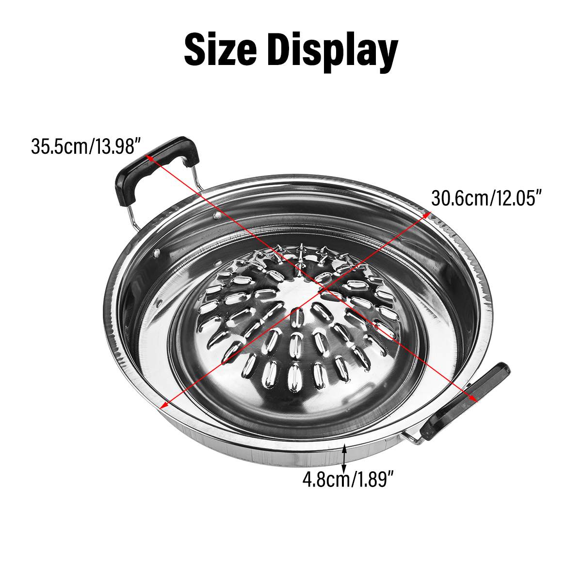 Thaise Stijl Bbq Grill Pan Aluminium Barbecue Kookplaat Plaat Barbecue Pan Mand Stoomboot Kookgerei Keuken Koken Gereedschap Bakvormen