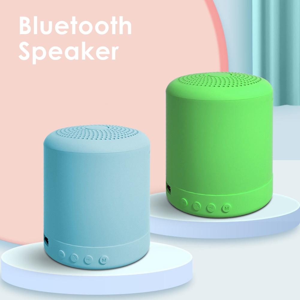 Draagbare Mini Draadloze Bluetooth Handsfree Usb Tf Aux Fm Speaker Muziekspeler Macaron Mini Bluetooth Speaker