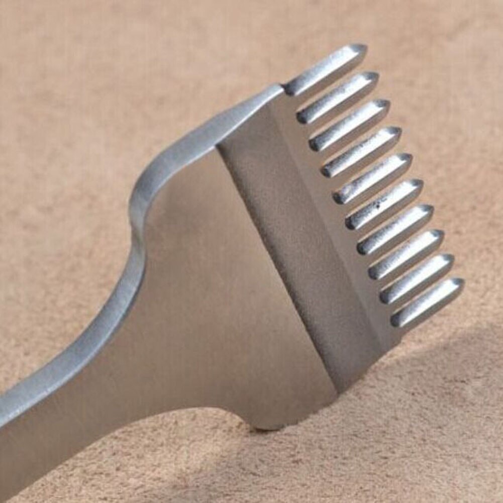 4pcs/set 3mm 4mm 5mm Leather Craft Tools Hole Punches Stitching Punch Tool 1+2+4+6 Prong Leathercraft Punching Tools Set