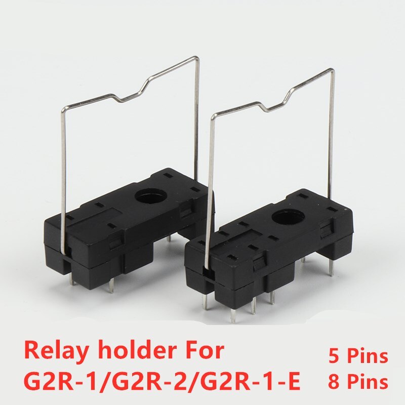 5 Stuks Relais Pcb Socket 14f-2z-a2 Voor G2R-1 G2R-2 G2R-1-E Rt424024 Hf115f 5pin Of 8pin Relais Socket