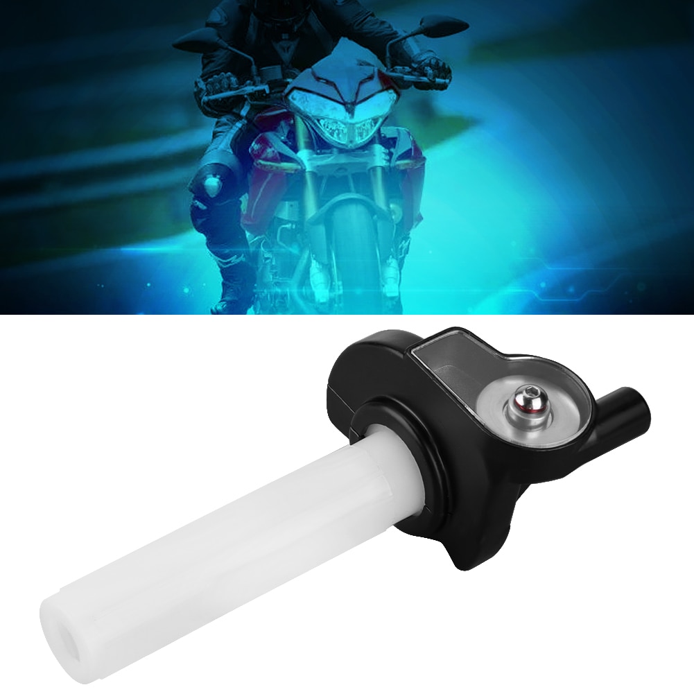 Empuñaduras de giro de acelerador para motocicleta, accesorio Visual de aleación de aluminio de 22mm, compatible con 50cc-160cc ATV Dirt Bike