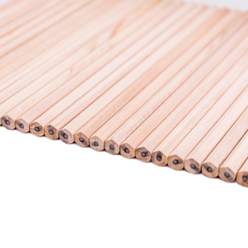 Log Pencil 20pcs/set HB Nature Wood Writing Student Drawing Sketch Wooden Pencil