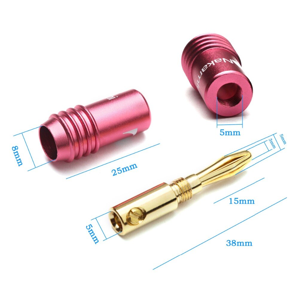 2 Pièces Prise Mâle BNC à 2x4mm Double Prise Banane Femelle Connecteur Adaptateur Post Audio De Liaison, Connexion D'Adaptateur De Séparateur Coaxial