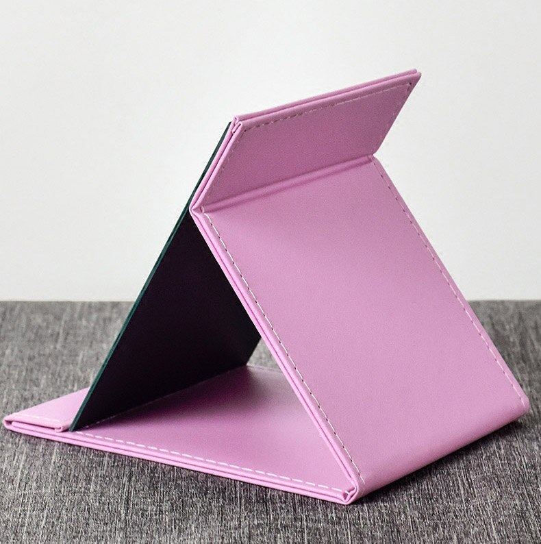 Grand miroir Portable pliable, épais et , HD, minimaliste, pour étudiants