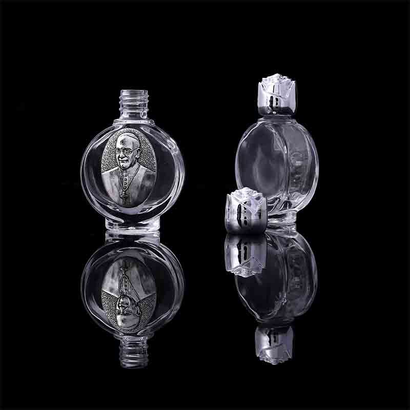 15 Soorten Heilige Water Jezus Fles Religieuze Kruis Fles Christian Virgin Sculptuur Fles, Heilige Water Fles: Zilver / 65-42mm3
