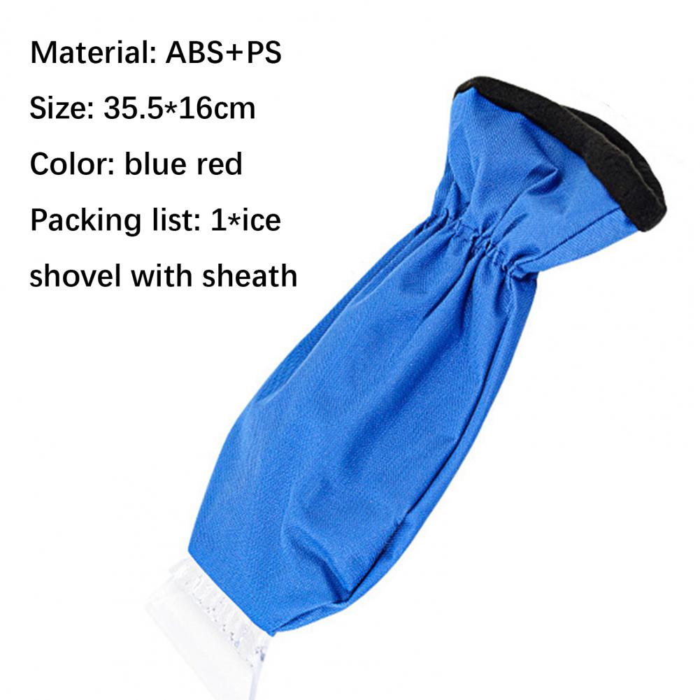 Snow Removal Thickened Sheath Waterproof Winter Tool Car Ice Scraper For Winter Snow Shovel Glove removing the snow of car
