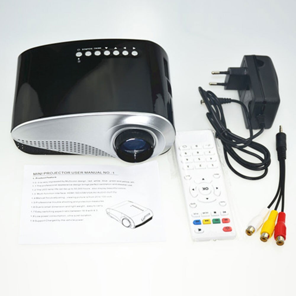 Mini Projector Full HD 1080P Projector 3D LED Projector Multimedia Home Theater USB VGA HDMI TV Home Theatre System