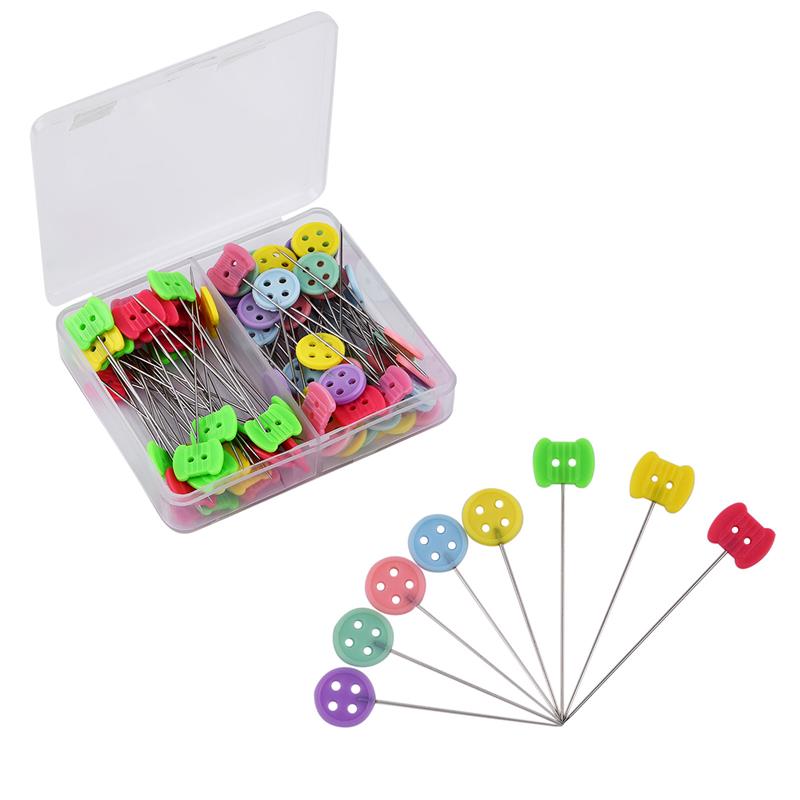 100 Pcs Sewing Needle Marker Patchwork Pins Positioning Dressmaking Needle Embroidery DIY Handmade Make Garment Accessories: 02