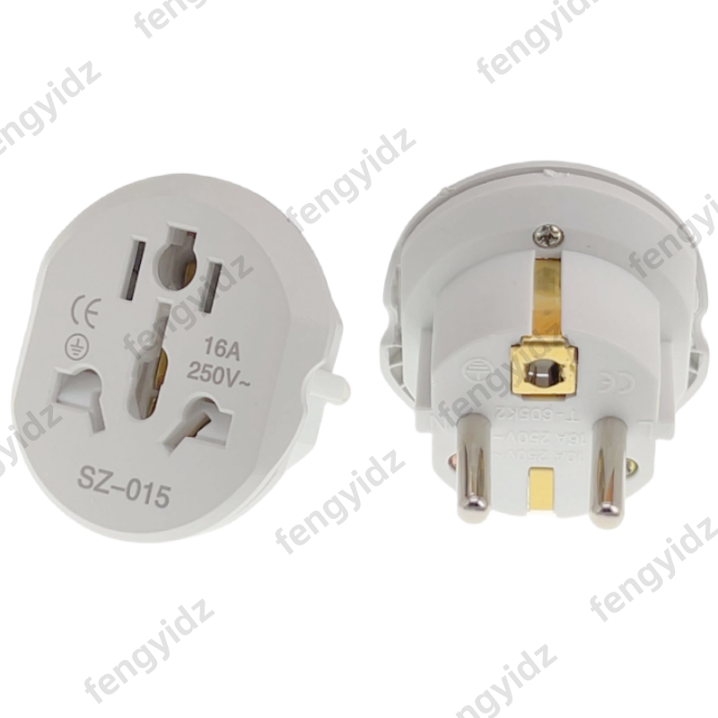 EU Plug Adapter AU UK US To EU Euro Plug Adapter Converter European Travel Adapter Australia USA CN to EU Electric Socket Outlet