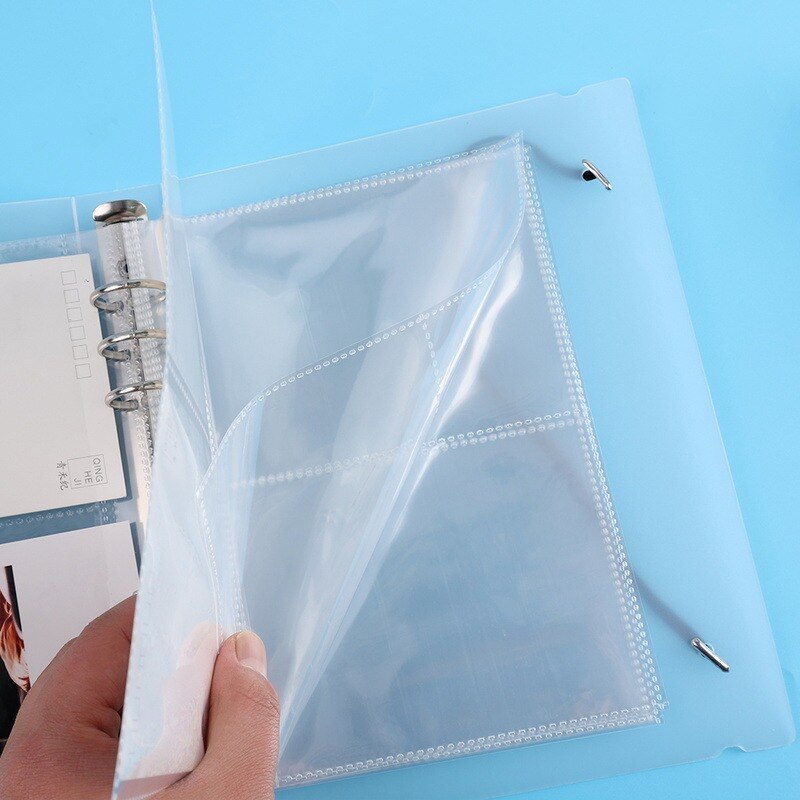 Coloffice PP Matte Transparent A4 B5 A5 Holes Loose-Leaf Notebook Case Inner Page Notebook Shell Office School Supplies