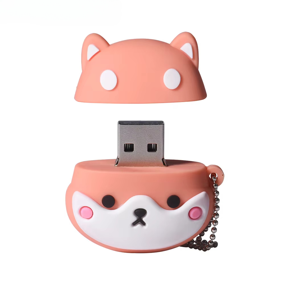 Cute Cartoon Animal Penguin Cat Owl 64GB USB Flash Drive 8GB 16GB 32GB Lion Pendrive USB 2.0 Memory Stick Dinosaur Pen Drive