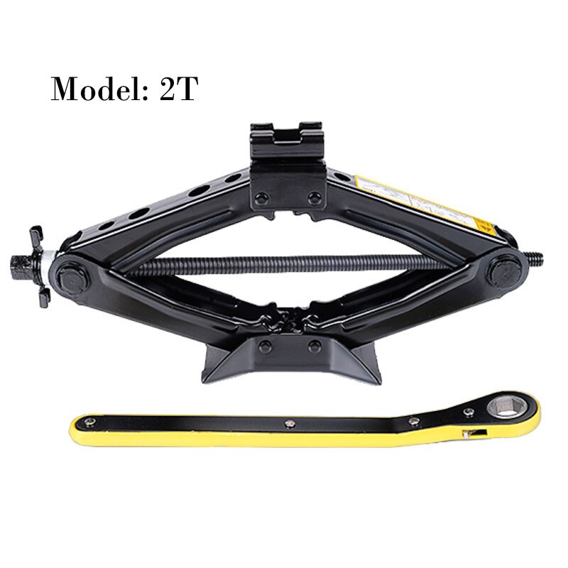1T / 2T car labor-saving manual jack Car tools Car rocker jack Family car SUV Tire tool: 2T