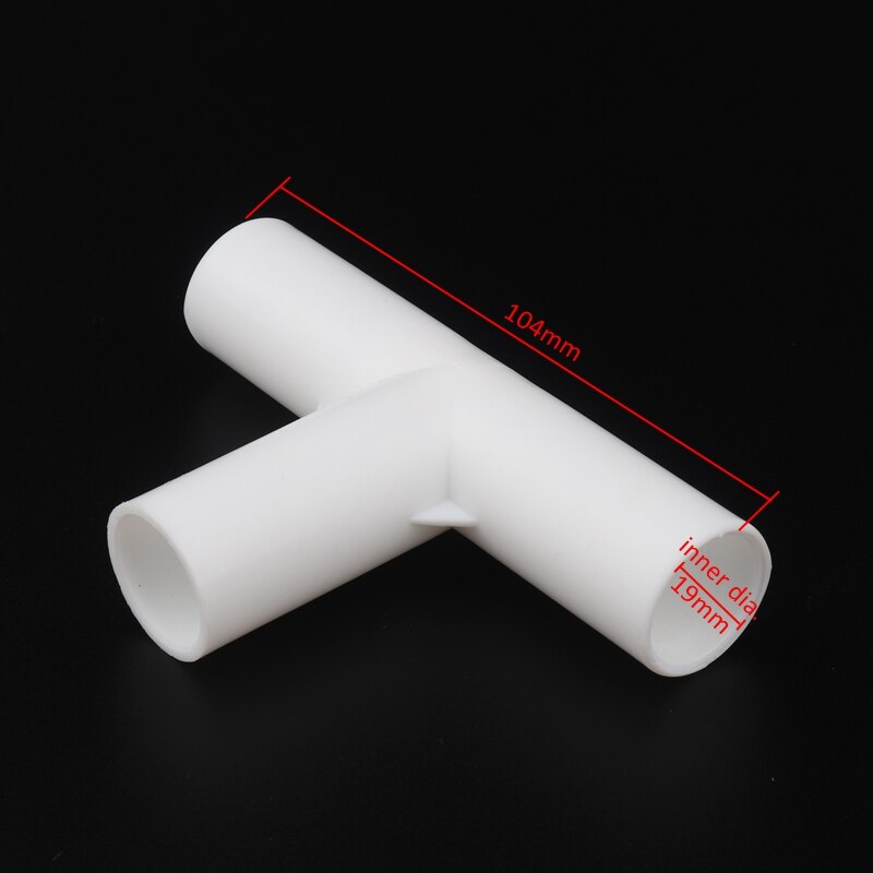 19mm 20mm PVC Straight Elbow Tee Connector Four Way Joint 90 120 135 degree PVC Pipe Adapter Wardrobe Tent Shoe Rack Fittings