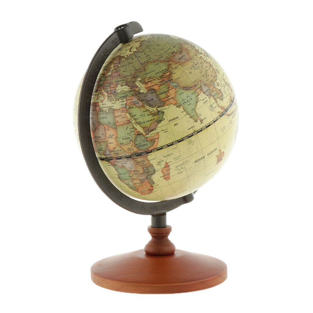 14CM World Earth Globe Map Geography Globes for Desktop Decoration Education Home Office Aid Miniatures Kids
