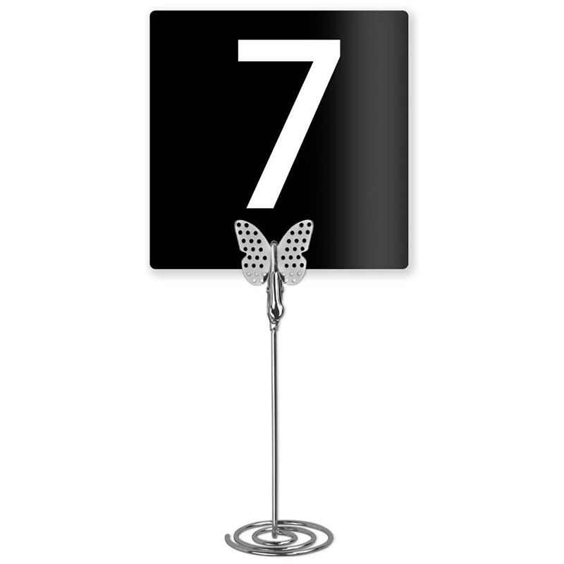 10Pcs Butterfly Plaats Kaarthouders Tafel Nummer Houders Tafel Kaarthouders Foto 'S Staan Voor Bruiloft Kantoor