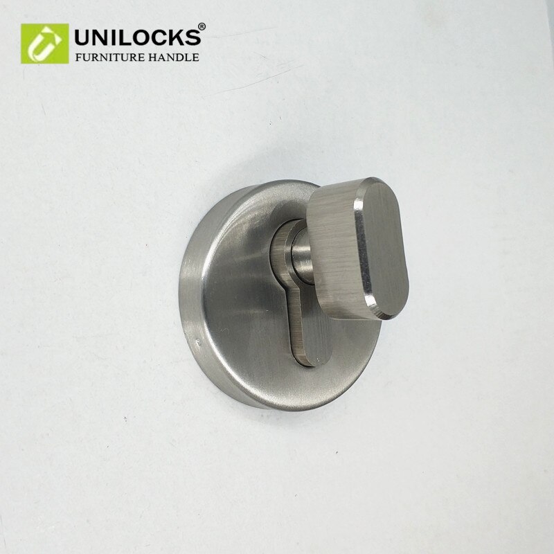 Unilocks rustfrit stål dørcylinder roset (diameter : 53 mm)