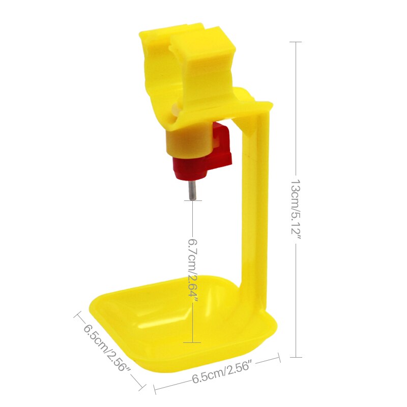 5/10 Stuks Kip Water Drinkbekers Automatische Kip Water Drinknippel Cups Voor Kwartel Drinknippels Voor Pluimvee: 5 pcs