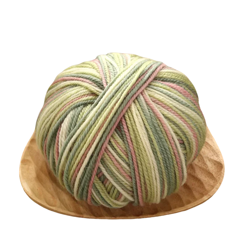 50g Sectional Dyed Colorful Wool Yarn for Knitting Sweaters Gloves Scarves Yarn To Make Hand-Knitted Crochet Thread Yarn: Orange