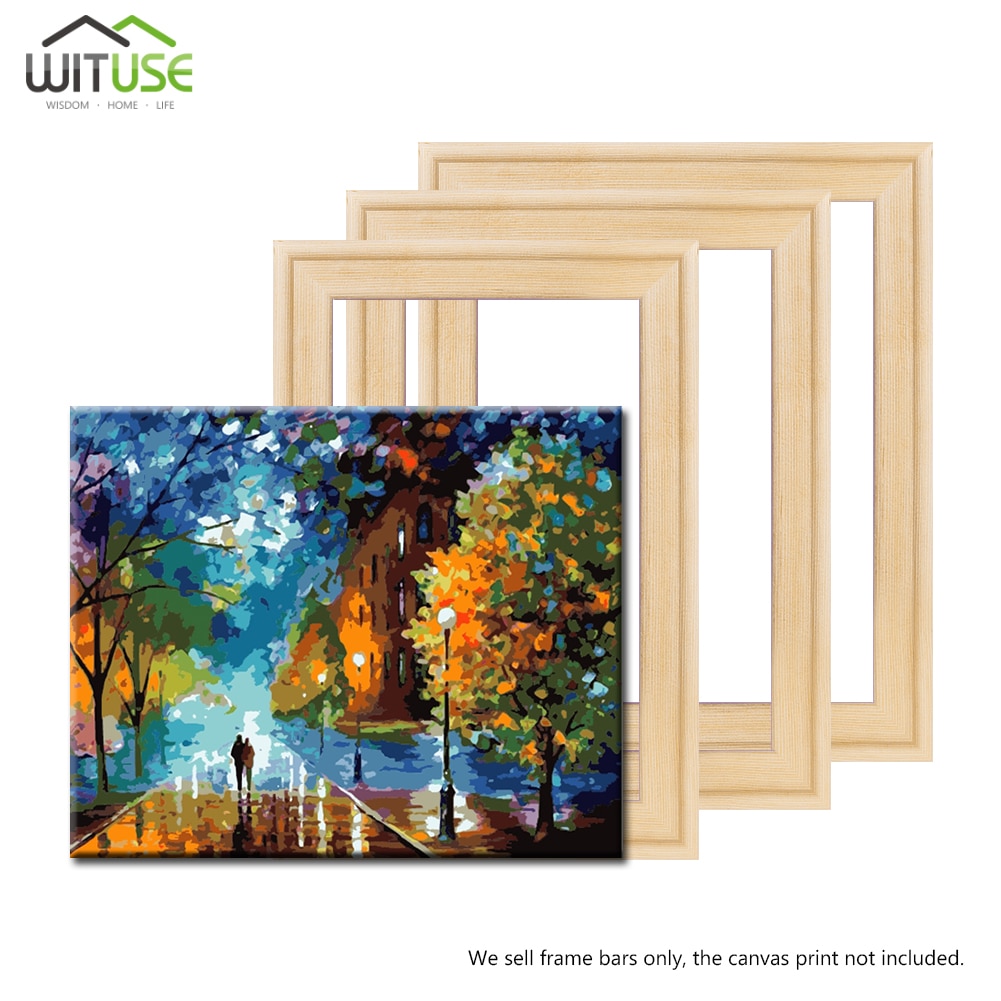 Houten Frame Professionele Brancard Strips Bars Diy Canvas Frame Voor Schilderen Fabriek Prijs Olie Foto Innerlijke Frame Wall Art