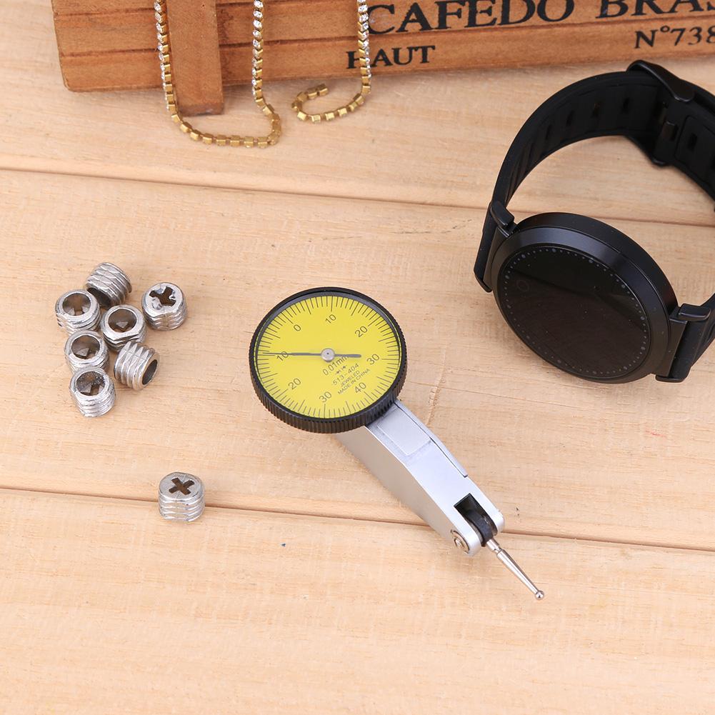 0-0.8mm Precision Waterproof Dial Test Lever Indicator Gauge Scale Meter High Precision Dial Indicator
