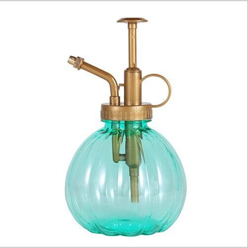 350ml planter blomst vandkande hjem sprayflaske haven håndpres vand sprøjte plast bonsai sprinkler flaske beholder: Grøn