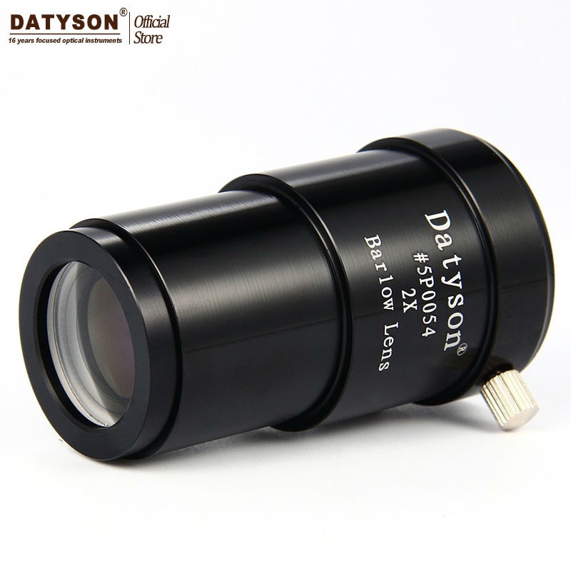 2x Barlow Lens 1.25 ''Volledig Metalen 2 Keer Vergroting Astronomische Telescoop Oculair Oculaire