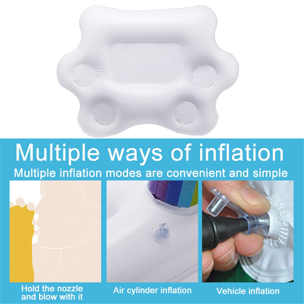 Air Mattresses For Cup Summer Party Bucket Rainbow Cloud Cup Holder Inflatable Pool Float Beach Pool Table Bar Tray
