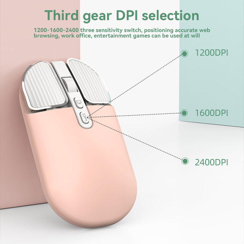 XIAOMI Kabellose, leise Maus, klein, frisch, für Schreibtisch, Laptop, Handys Tablette, universelle, leichte, tragbare Bluetooth-Maus