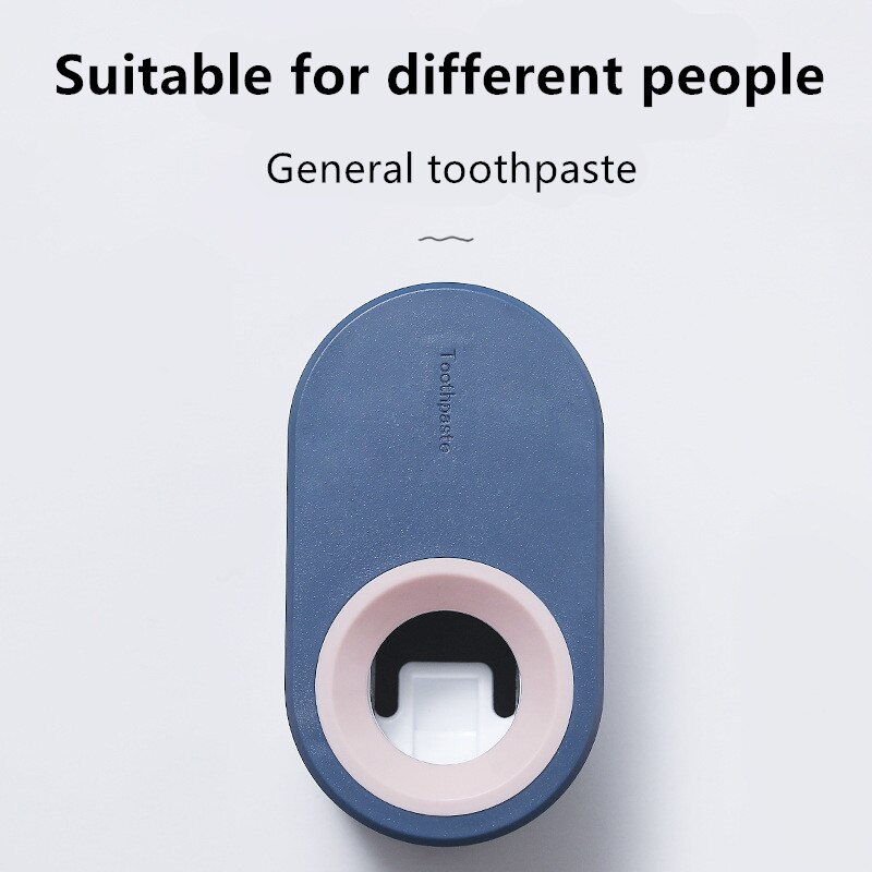 Montaggio a parete Dentifricio Spremi Distributore Automatico di Dentifricio Spazzolino Da Denti Spazzolino Da Denti Supporto di Montaggio A Parete Del Basamento di Accessori per il Bagno impostato: marina militare blu