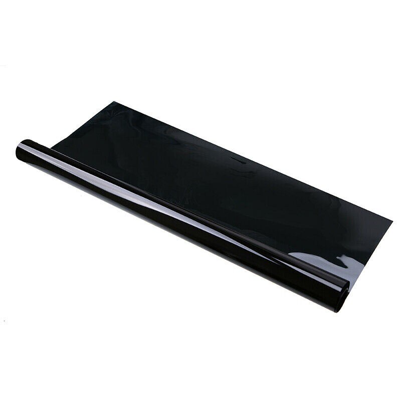 Car Window Tint Limo Dark 1% VLT 20" In X 10' Feet Uncut Roll Auto FILM Blocks Harmful Sunlight UV-rays