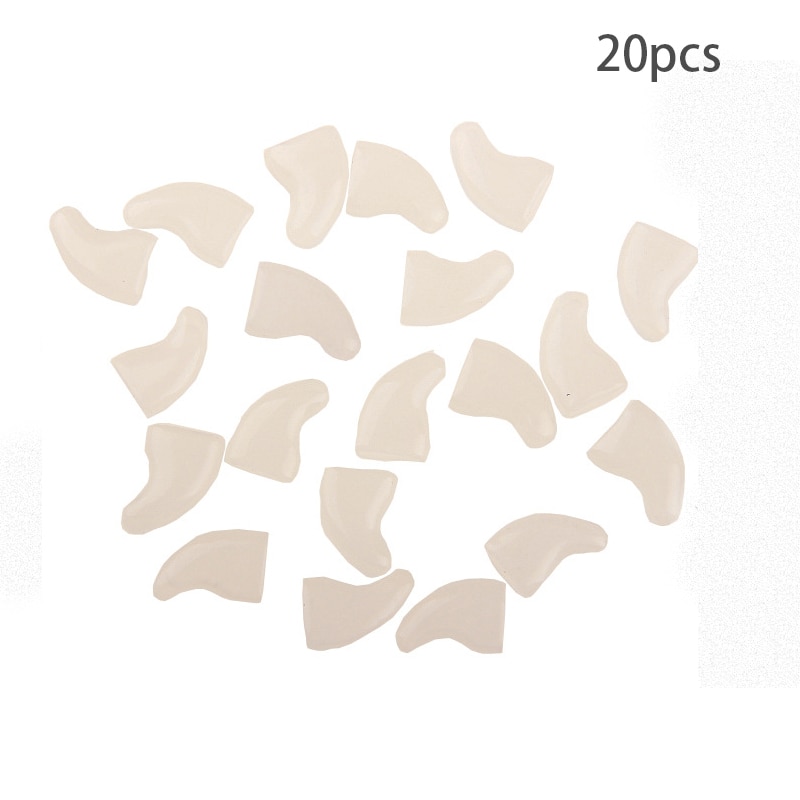 20Pcs Cat Nail Caps Dog Cat Claw Covers Manicure Soft Silicone Protector Pet Supplies Kitten Nail Care Multi sizes