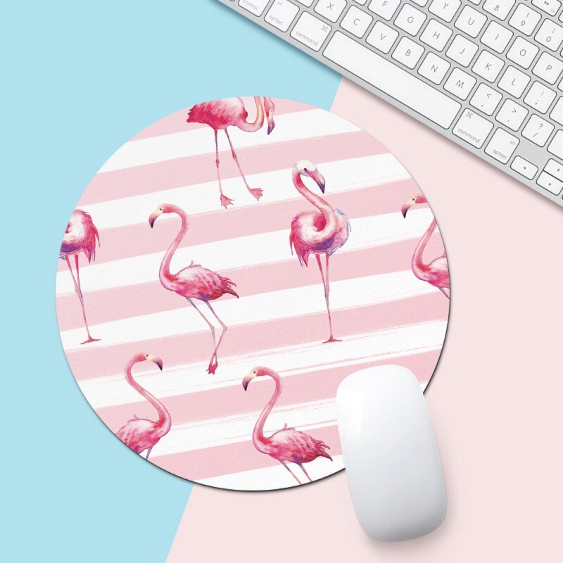 Anime Flamingo 3D Ergonomische Gel Muismat Zachte Rubberen Gaming Muismat Ondersteuning Kleur Planeet Muismat Voor Mac Pc