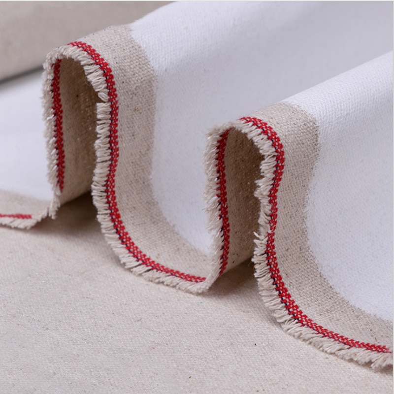 Linnen Blend Primed Leeg Canvas Voor Schilderen Laag Olieverf Doek 1M Een Roll ,28/38/48/58 Breedte