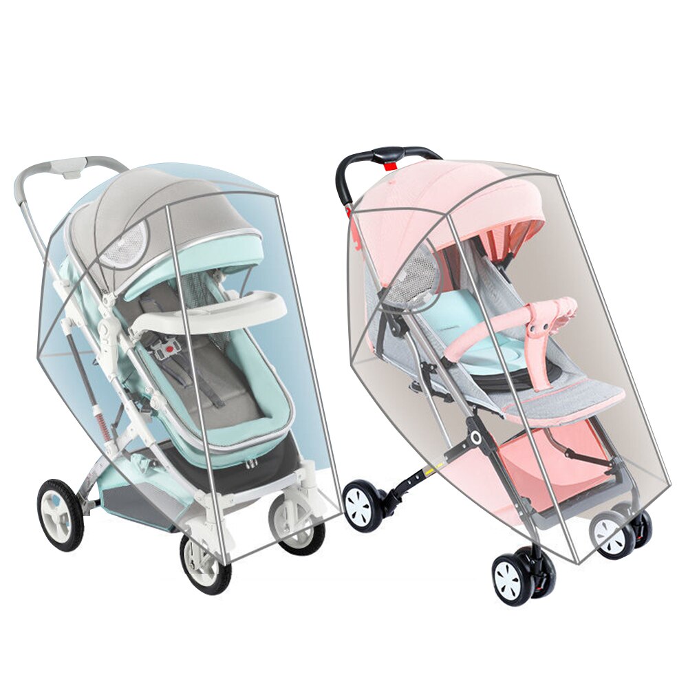 Baby Stroller Stroller Accessories Windshield Universal Strollers Rain Cover Pushchairs Raincoat Stroller Windscreen