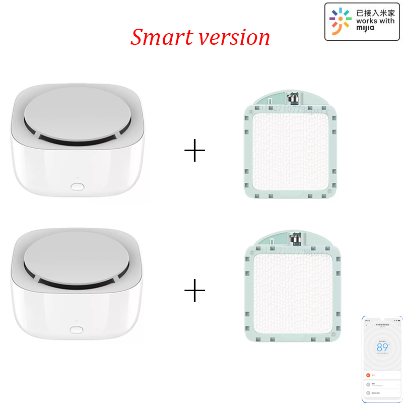 Xiaomi Mijia moustique répulsif tueur Version intelligente téléphone minuterie interrupteur avec lumière LED utilisation 90 jours de travail dans mihome AP