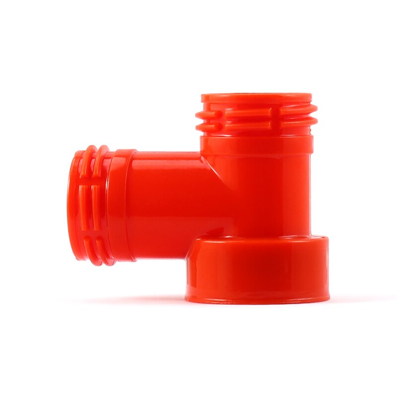 Homebrew Carbonated Tee Connector Fitting 3 Way Carbonation Cap Tee Piece Beer Brewing Adapter for Pet Bottle Carbonation System: Default Title