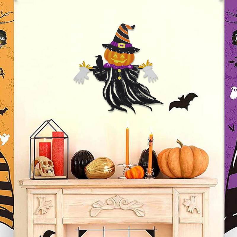 Halloween zombie muurdecoratie, halloween horror pompoen sculptuur, schedel bord, muurdecoratie voor thuis.