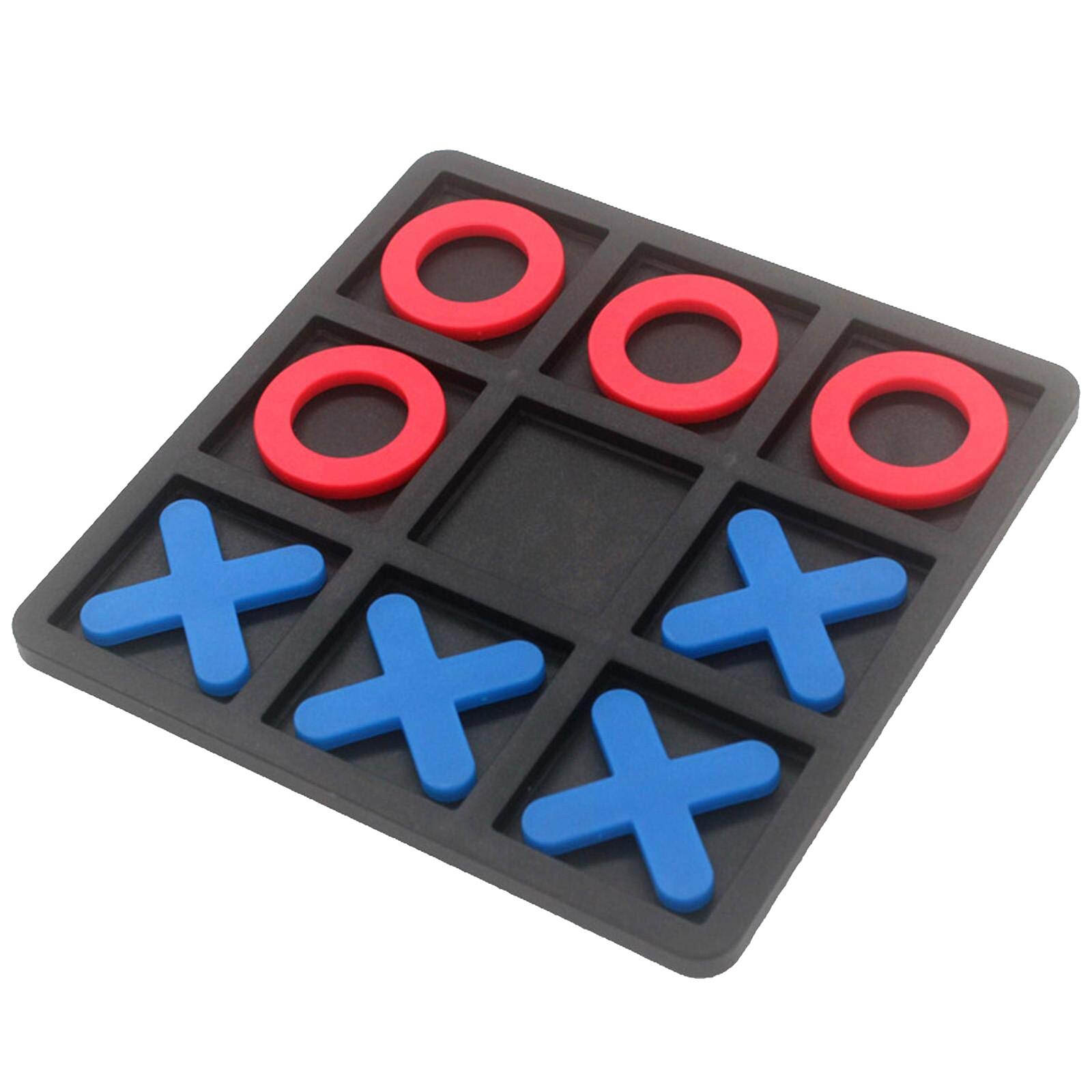 Tic Noughts Noughts Kruisen Board Games Houten Rood Blauw Drie Mannen Schaken Tegenovergestelde Speelgoed Kinderen Fidgeting Brinquedos