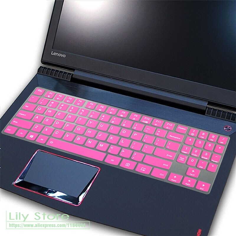 Silikonowe US układ klawiatury Protector skóry do 15.6 ''Lenovo Legion Y720 Y540 Y545 Y530 Y520 R720 Y7000 15'' Y730 Y740 17'': rose