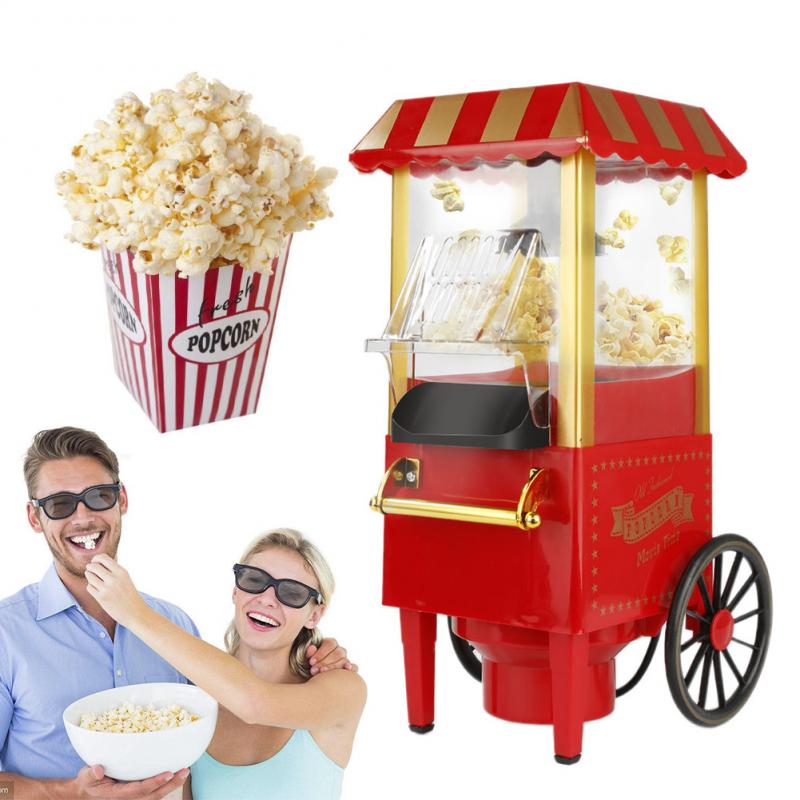 Diy Mini Huishoudelijke Tool Eletric Gezonde Air Olie-Gratis Popcorn Maker Machine Automatische Snacks Voor Kids Kinderen 1200W